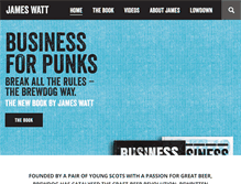 Tablet Screenshot of businessforpunks.com
